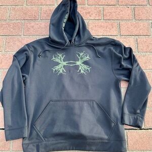 Under Armour hunt Charcoal Hoodie with rack design